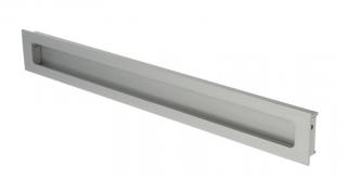 Úchytka Pesar I zápustná Eloxovaný hliník Rozteč: 320 mm