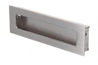 Úchytka Pesar I zápustná Imitace nerezu Rozteč: 128 mm
