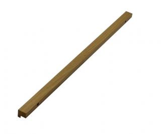 Úchytka Ronda dřevěná dub lakovaný Rozteč: 128 mm