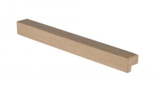 Úchytka Ronda dřevěná dub lakovaný Rozteč: 960 mm
