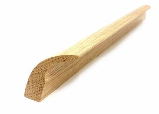 Úchytka Sisa dřevěná dub lakovaný Rozteč: 192 mm