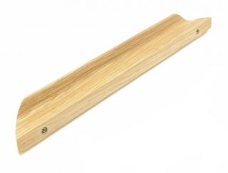Úchytka Sisa dřevěná dub lakovaný Rozteč: 320 mm