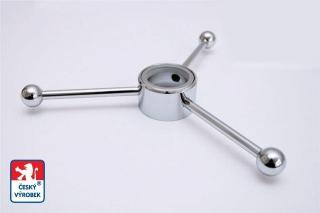 Věšák tříramenný Barva: Chrom mat, Délka: 100 mm