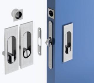 Zámek S - LOCK WC s obdelníkovými mušlemi Barva: Chrom