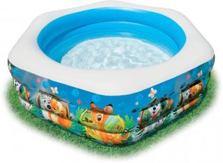 Intex Bazén Disney zvířátka, šestihran (Intex bazén 191×178×61)
