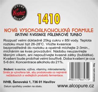ALCOPURE TURBO 1410 Mega Pack (Kvasnice pálenkové)