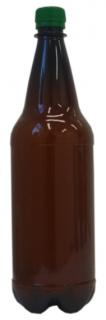 Pivní PET láhve 1 litr + víčko (Pivní láhve)