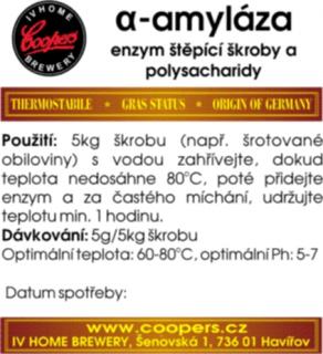 Přírodní enzym α-amyláza