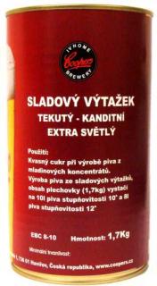 Sladový výtažek - extra světlý (kanditní) 1,7 kg (Kvasné cukry)