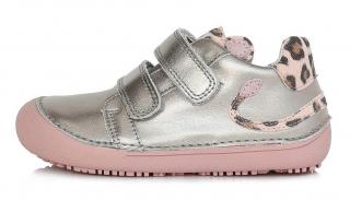 Dívčí barefoot kožená obuv D.D.step S063-395B