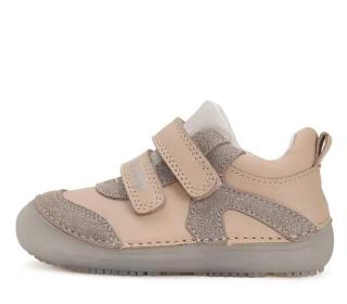 Dívčí kožená obuv D.D.step barefoot S063-41948C