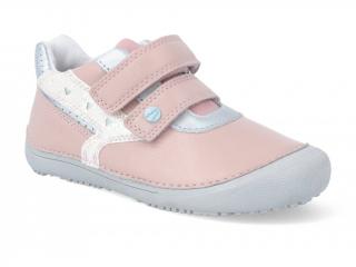 Dívčí kožená obuv D.D.step  barefoot  S063-432