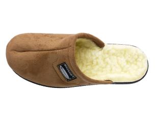 Domácí zateplená obuv - bačkory ROGALLO 3320 (Dámské pantofle s kožíškem)