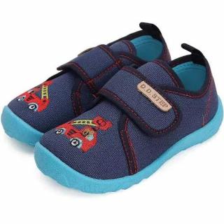 Modré barefoot plátěnky D.D.step CSB-41280A