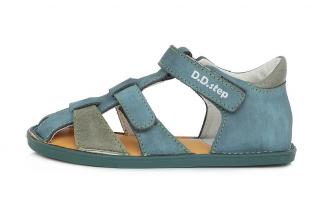 Modré barefoot sandálky D.D.step G076-382C