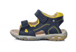 Modré kožené sandály D.D.step AC290-7032A