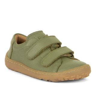 Olivová kožená barefoot obuv Froddo