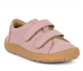 Růžová kožená barefoot obuv Froddo