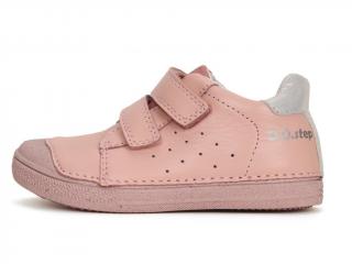 Růžová kožená obuv D.D.step S049-41158D