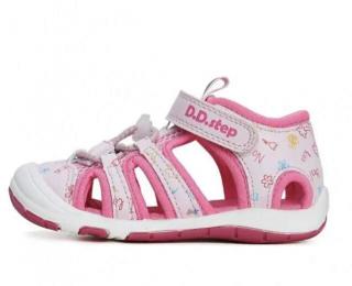 Růžové sportovní sandály D.D.step G065-41329D