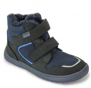 Zimní barefoot obuv s membránou PROTETIKA GERO NAVY (Chlapecká zimní barefoot obuv)