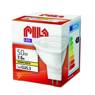 LED spot 36° PILA 7,5W (50W) GU5,3 (LED ŽÁROVKA GU5,3)