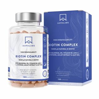 AAVALABS - Biotin komplex (180 kapslí)