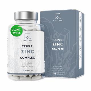 AAVALABS - Komplex zinku a vitaminu C - Triple Zinc (180 kapslí)