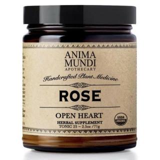 Anima Mundi - ROSE Heart Opener - okvětní lístky růže, prášek, bio (71 g)
