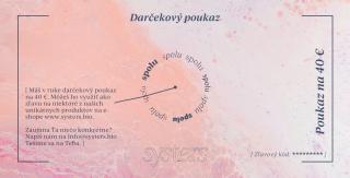 Dárkový poukaz 40 EUR