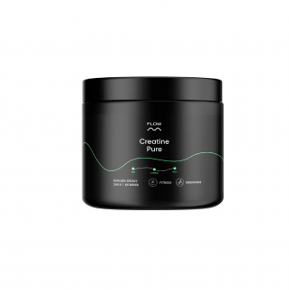 Flow - Creatine Pure - kreatin monohydrát pro podporu sportovních výkonů (300 g)