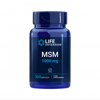 Life Extension - MSM 1 000 mg, EU (100 kapslí)