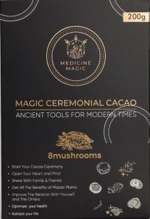Medicine Magic - Ceremoniální kakao s osmi druhy medicinálních hub (200g)