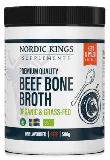 Nordic Kings - Vývar z BIO hovězích kostí ve 100% “grass-fed” kvalitě, sušený (500 g)
