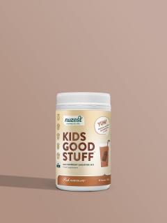 Nuzest - Kids Good Stuff, proteinový nápoj v prášku, čokoláda, 225 g (15 porcí)