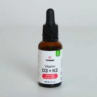 Trime - Vitamín D3 + K2, 1000 IU + 40 µg, kapky (28,5 ml)