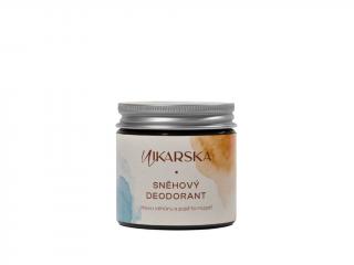 Wikarska Symbiotics - Sněhový deodorant - bergamot a vavřín kubébový (78 g - 200 aplikací)