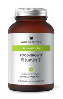 Wild Nutrition - Vitamín D pro děti (30 kapslí)