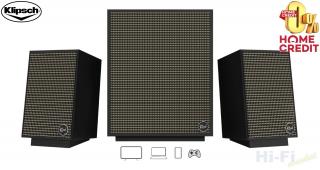 KLIPSCH ProMedia 2.1 BT Heritage ebenově černá ( + optický digitální kabel ZDARMA)
