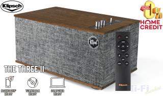 KLIPSCH The Three II ořech (i na splátky s 0% úrokem!)