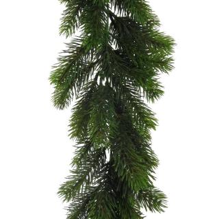 Girlanda smrk, PE luxusní 3D jehličí, 180cm