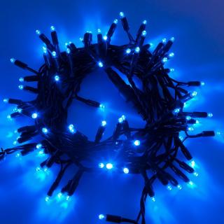 LED řetěz 10m 120 MAXI LED propojitelné PROFI 2-pin venkovní, modrá (Venkovní světelný řetěz)