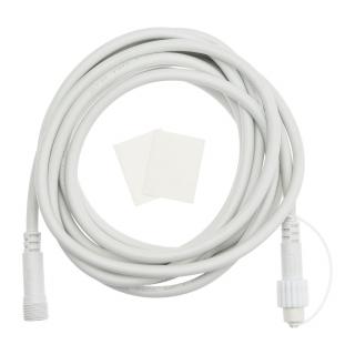 Prodlužovací kabel pro LED vánoční osvětlení PROFI 2-pin, bílá 5m (příslušenství k vánočnímu osvětlení)