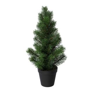 Umělý vánoční stromeček v květináči 3D jehličí, 43cm