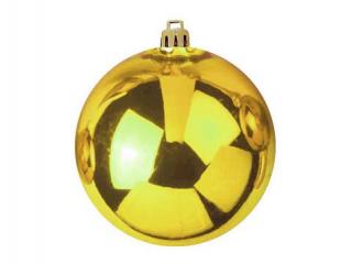Vánoční dekorační ozdoby, 10 cm, zlaté, 4 ks