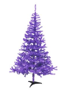 Vánoční jedle, fialová, 240 cm
