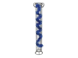 Vánoční řetěz, metalická modrá, 7,5 x 200cm (vánoční boa)