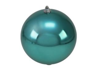 Venkovní vánoční ozdoba - vánoční koule, 30 cm, tyrkysová (1 ks)