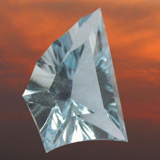 Akvamarín z Číny 11x8mm Váha: 1.45ct