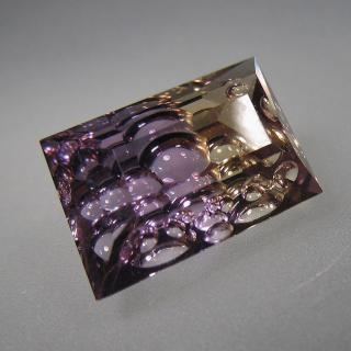 Ametrín z Bolívie 10x15mm Váha: 8.20ct